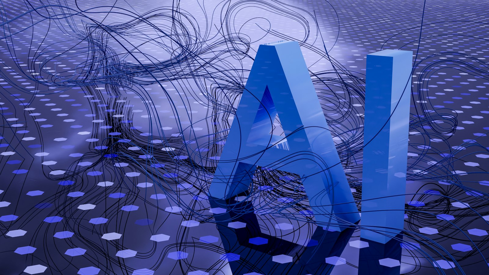 Abstract artificial intelligence illustration